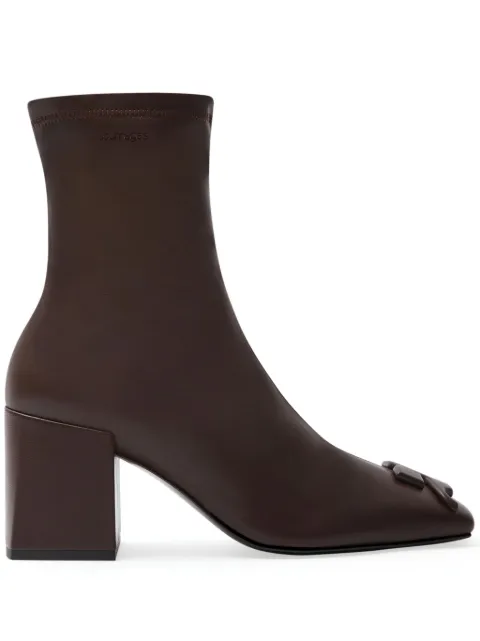 Courrèges Reedition leather boots Brown 224SAB021PL0128