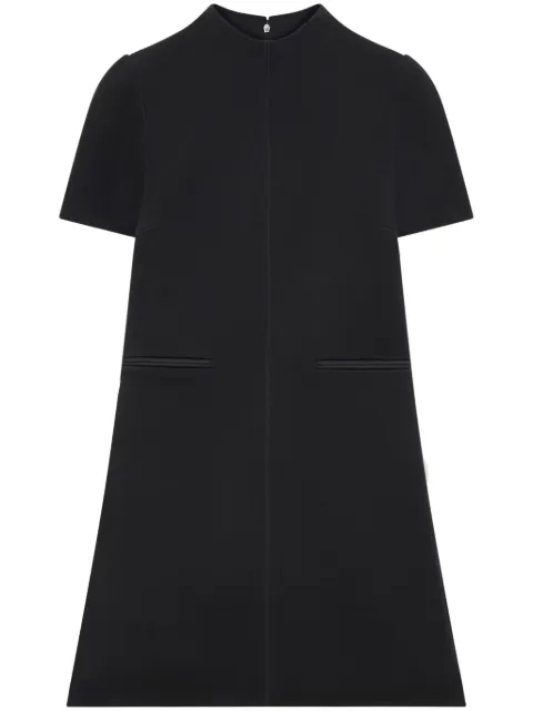 Courrèges twill A-line mini dress Black VESCR0443PL0007