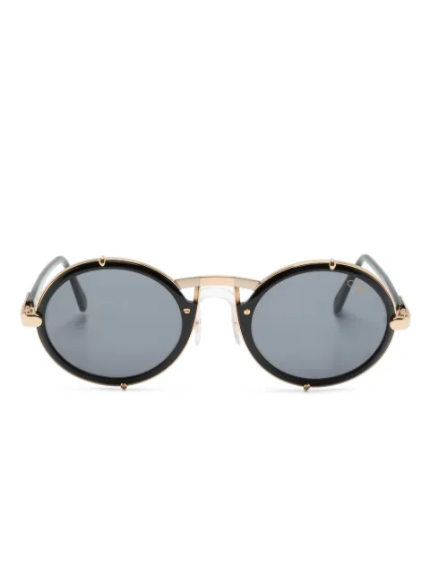 Cazal 644 round-frame sunglasses Black 644