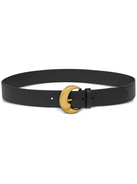 ETRO Paisley-buckle leather belt Black WP3B0009AP238