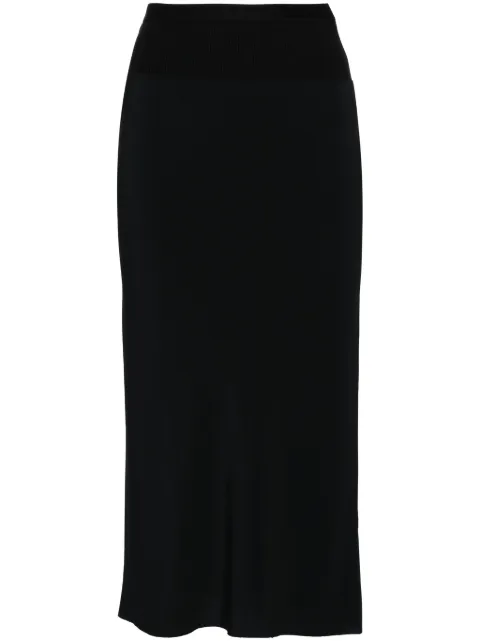 Rick Owens Lido Bias skirt Black RP01D2332CC