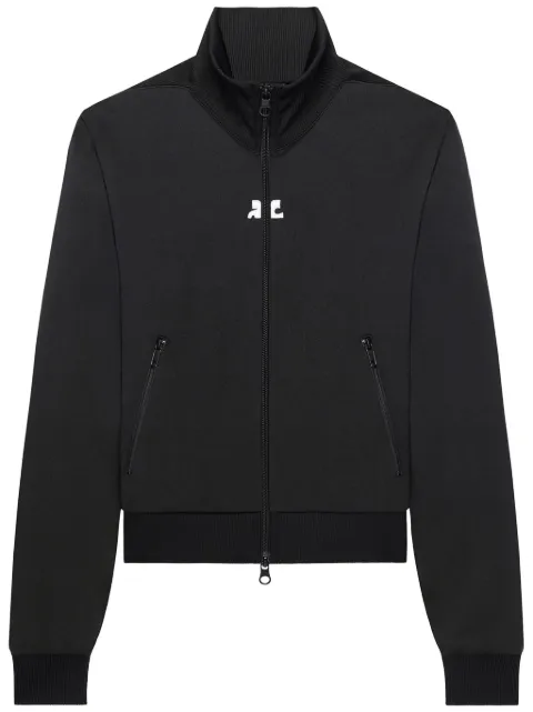 Courrèges Interlock Tracksuit jersey jacket Black VESJVE010JS0142