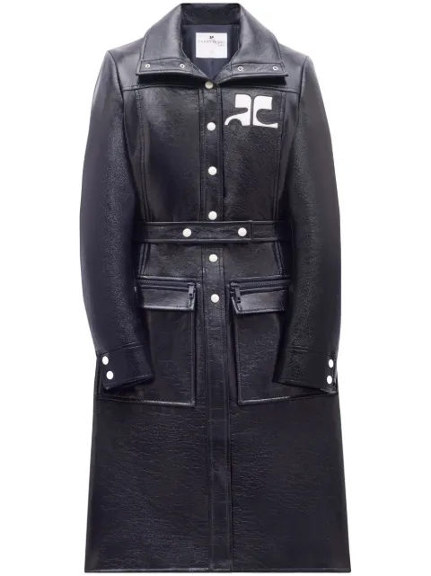 Courrèges Reedition coat Blue PERCMA006VY0003