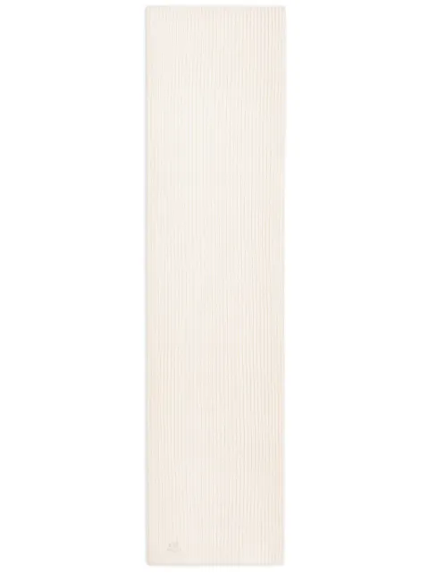 Courrèges ribbed wool scarf White 324MEC023FI0062