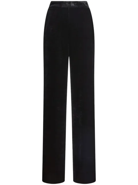 ETRO velvet palazzo trousers Black WREA001499TCD01