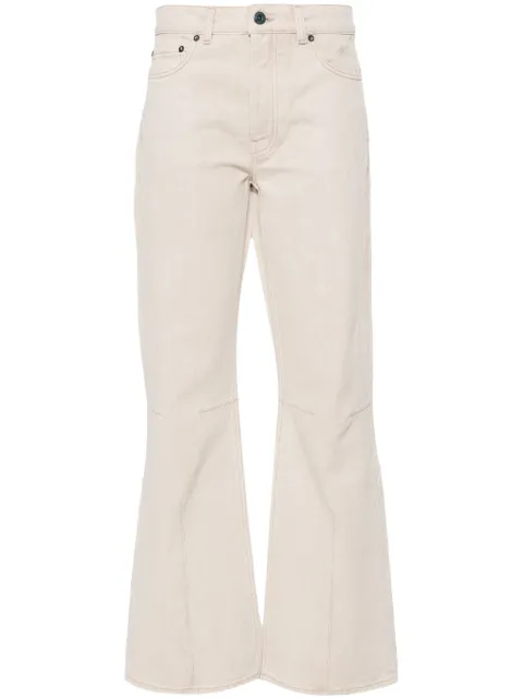 OUR LEGACY Moto-cut flared jeans Neutrals W2245SG