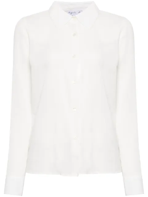 agnès b. graphic-print cotton shirt White C008SJ35