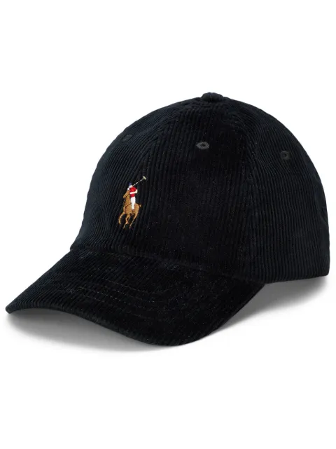 Polo Ralph Lauren corduroy baseball cap Black 710847175005