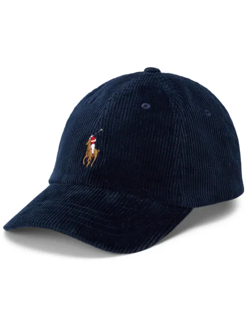 Polo Ralph Lauren corduroy baseball cap Blue 710847175006