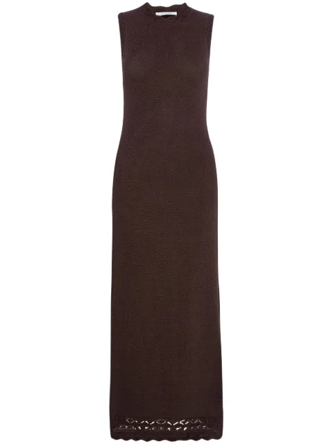FRAME sleeveless knitted maxi dress Brown WE24KDR007
