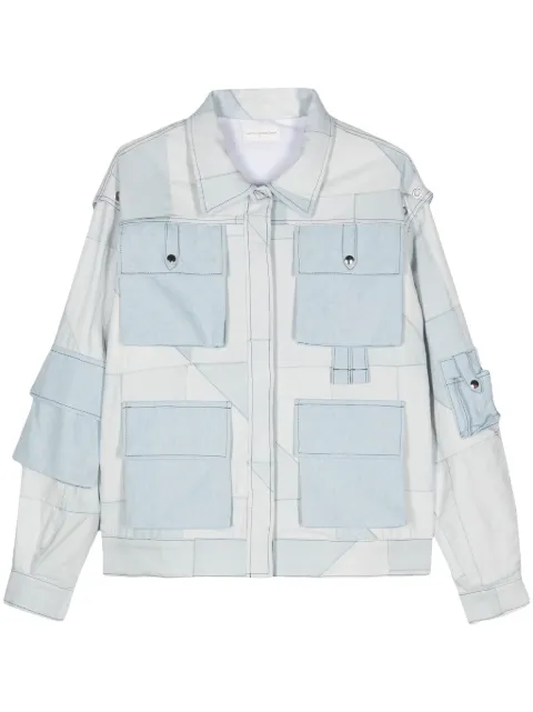 Faith Connexion panelled denim jacket Blue M1805W836
