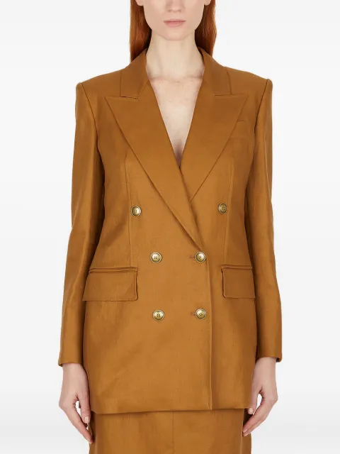 Max Mara double-breasted blazer Brown 2310410132600