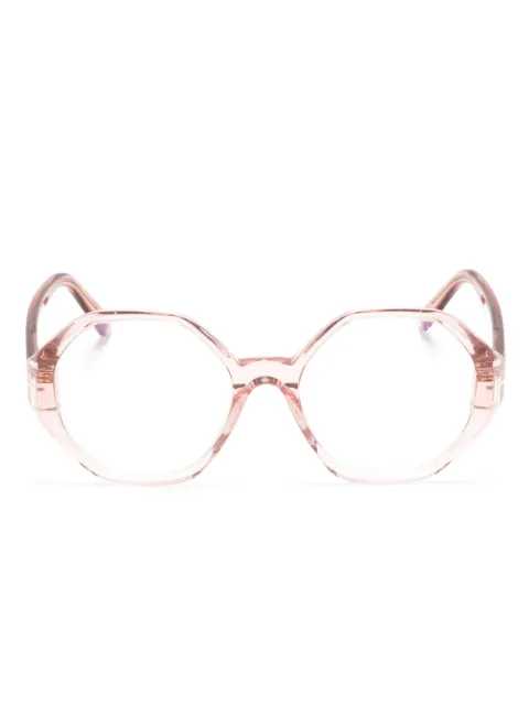 TOM FORD Eyewear TF5967B geometric-frame glasses Pink TF5967B