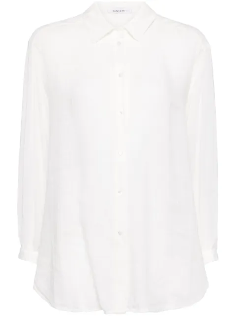Transit linen shirt White CFDTDW5501WHT