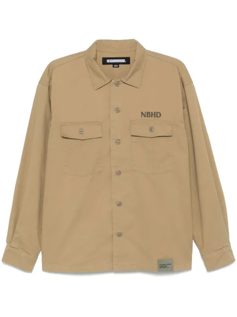 Neighborhood BDU long-sleeves shirt Neutrals 241TSNHSHM09