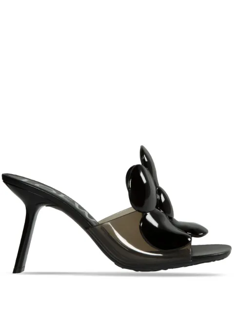 LOEWE 90mm Petal Flower sandals Black L815465XA5