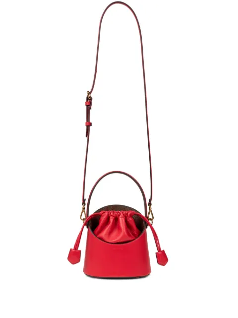 ETRO small Saturno leather bucket bag Red WP1E0001AU021