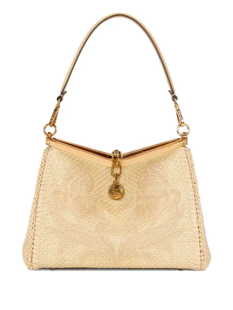 ETRO medium raffia Vela bag Neutrals WP1B0002AR261