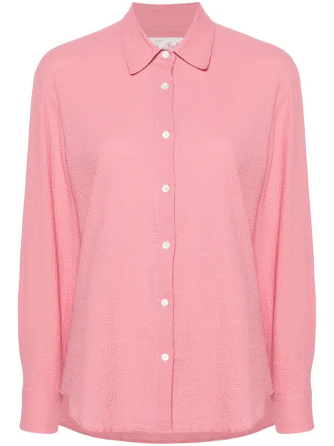 MC2 Saint Barth seersucker cotton shirt Pink AIS001