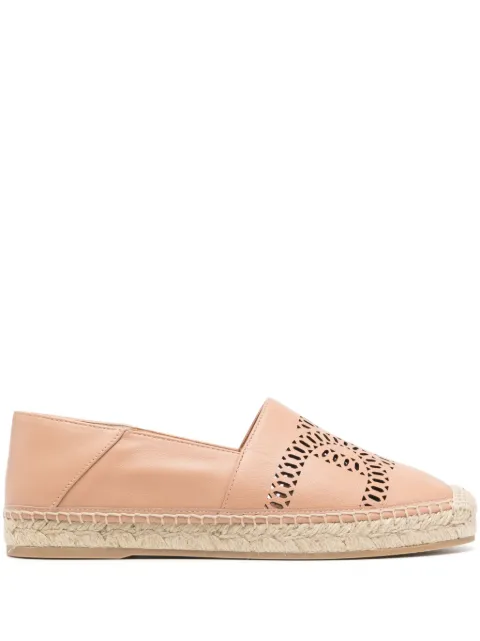 Tod's Kate leather espadrilles Neutrals XXW08L0IE30MID