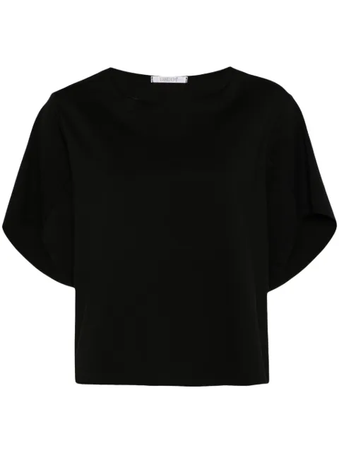 Transit boat-neck short-sleeved T-shirt Black CFDTDW4002BLK