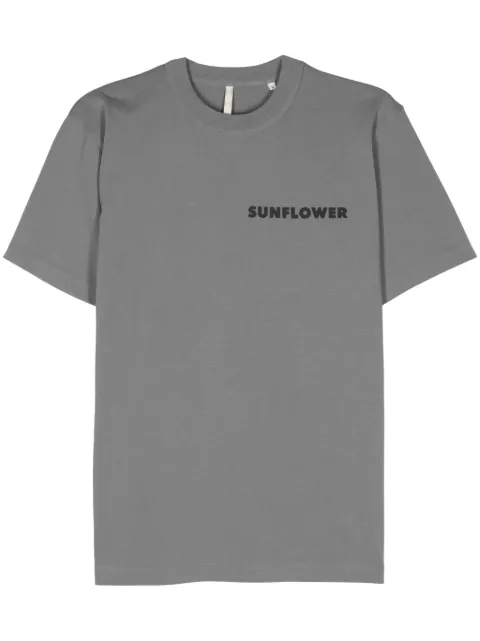 Sunflower Master logo-print T-shirt Grey 2013