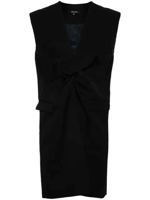 Botter twist-detailed virgin wool vest Black W8011W132