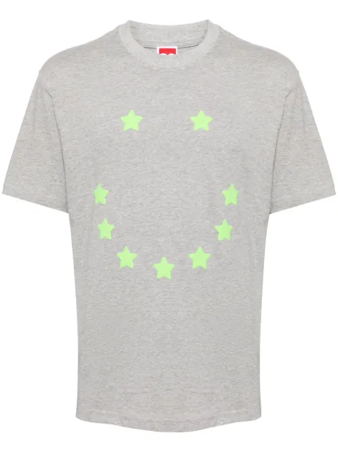 Ground Zero star-print cotton T-shirt Grey GZOTEAM007530