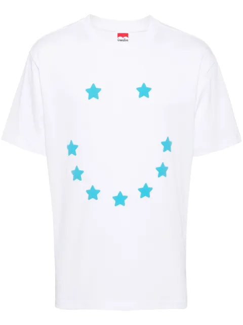 Ground Zero star-print cotton T-shirt White GZOTEAM007530