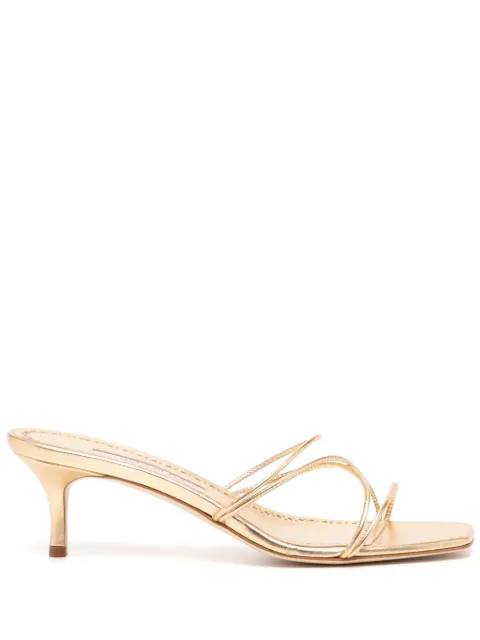 Manolo Blahnik 50mm Ninfemu sandals Gold 2241685