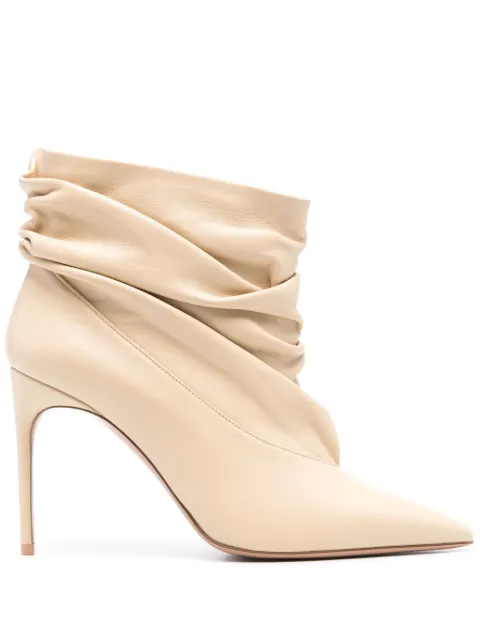 Philosophy Di Lorenzo Serafini x Malone Souliers Francesca 100mm boots Neutrals FRANCESCA