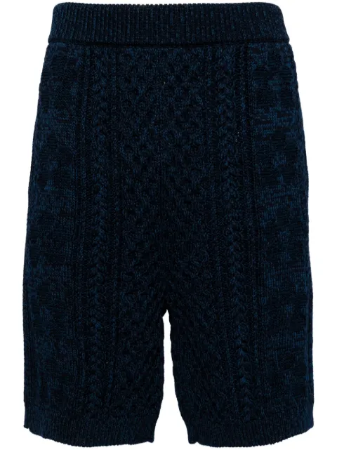 Marni knitted knee-length shorts Blue PUMG0037Q0UFCB19