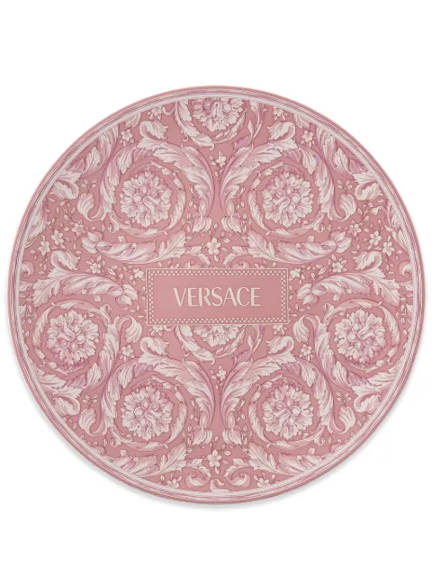Versace Barocco porcelain plate Pink 81933540376810263