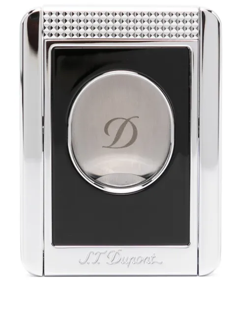 S.T. Dupont logo-engraved cigar cutter Silver 003415