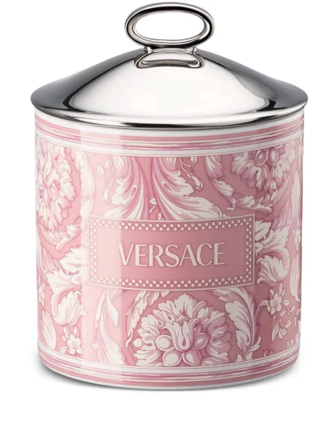 Versace medium Barocco porcelain box Pink 81463340376824992