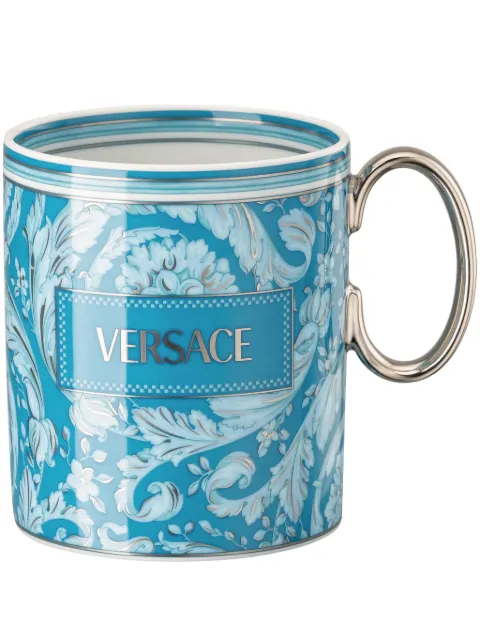 Versace Barocco porcelain mug Blue 81933540376915505