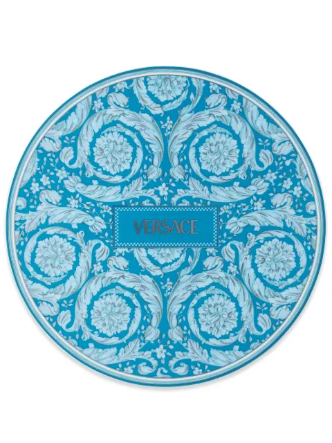 Versace Barocco plate (33cm) Blue 81933540376910263