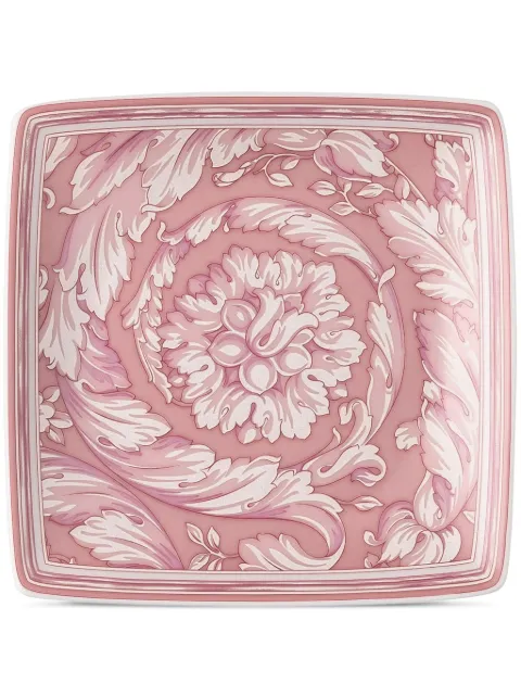 Versace Barrocco Coppeta porcelain plate (9cm) Pink 81194040376815251