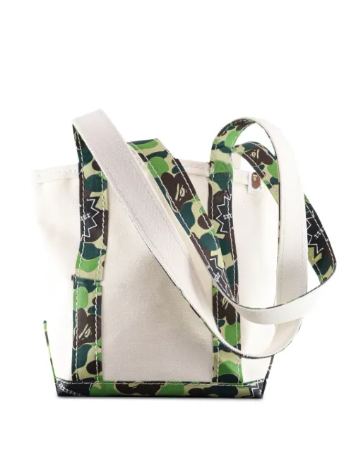 SAINT MXXXXXX x BAPE camouflage-print tote bag White SMYS80000C32