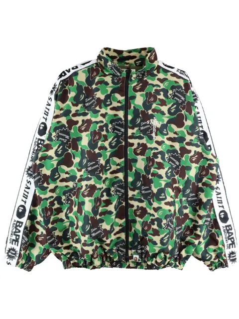 SAINT MXXXXXX camouflage-print bomber jacket Green SMYS80000C29