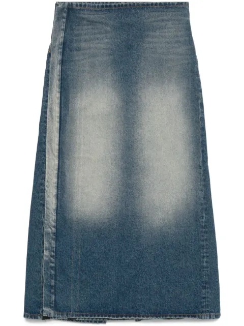 Y/Project denim midi skirt Blue 107SK005