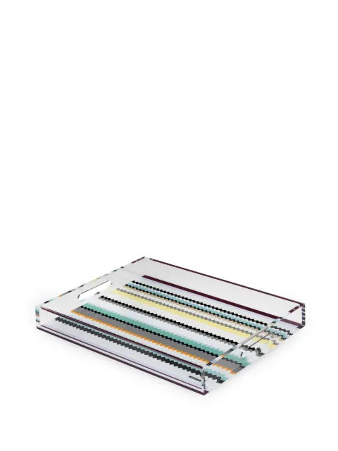 Missoni Home Curt large tray White MHXCUR01