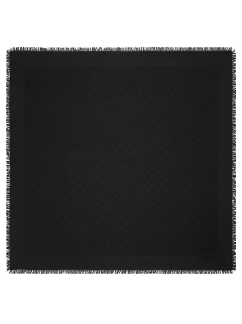Tory Burch T Monogram jacquard traveler scarf Black 160570