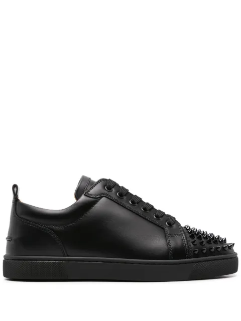 Christian Louboutin Junior Spikes leather sneakers Black 3240422CM53