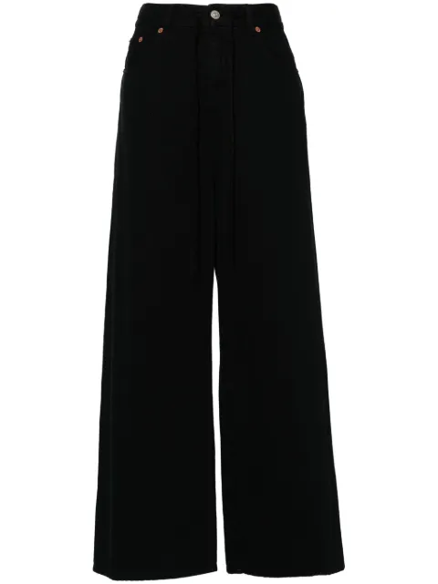 MM6 Maison Margiela lightweight denim 5-pocket trousers Black S52LA0239S30460