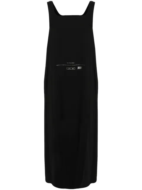 MM6 Maison Margiela Sac Utilisable-print maxi dress Black S52DG0014S37977