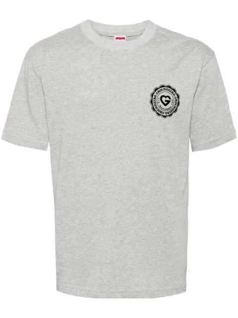 Ground Zero logo-print cotton T-shirt Grey GZOAM003610