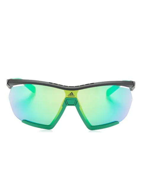 adidas CMPT Aero Lite shield-frame sunglasses Green SP0072