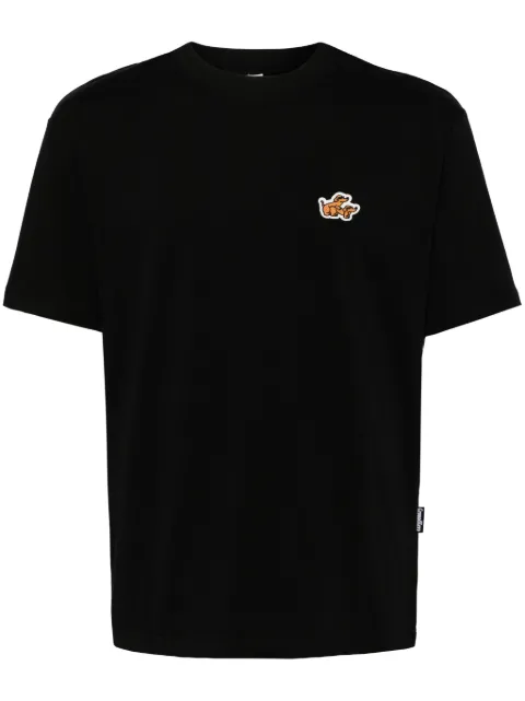 Ground Zero appliqué-detail cotton T-shirt Black GZOAM003720