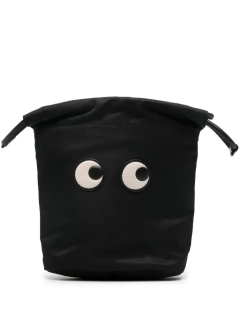 Anya Hindmarch eyes-patch make up bag Black 193566